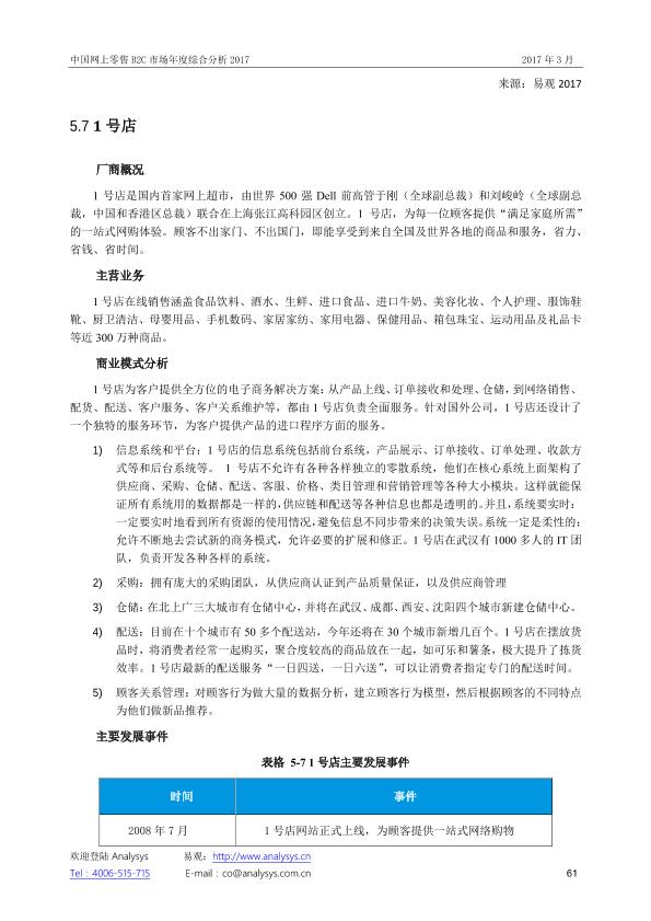零售行业市场研究报告：中国网上零售B2C市场年度综合分析2017_V1_20170328.-undefined