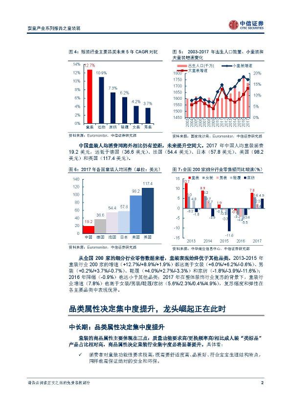纺织服装行业婴童产业系列报告之童装篇：增长提速;竞争升级，龙头崛起分天下-undefined