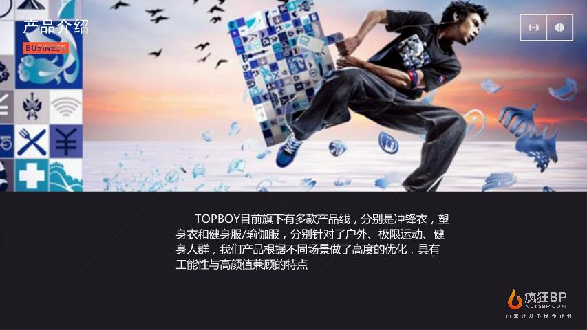 [TopBoy]健身服装时尚运动男装商业计划书模板范文-undefined