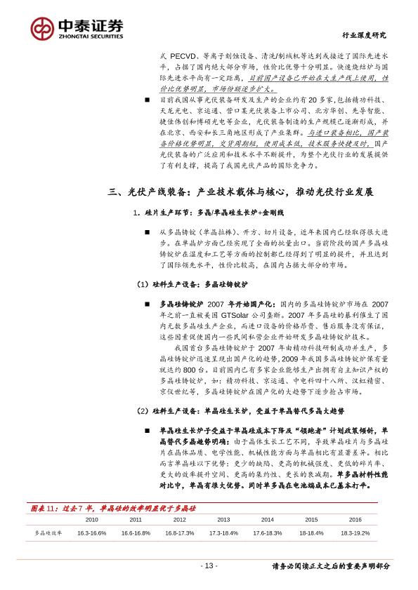 工业行业行研报告：光伏装备：受益下游光伏高景气：重点推荐晶盛机电，关注捷佳伟创、京山轻机等-undefined