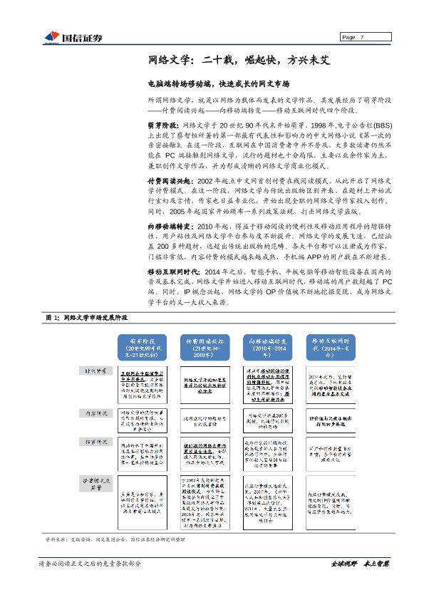 网络文学市场深度研究报告：内容铸剑，渠道为马，付费阅读浪潮兴起-20170905-undefined